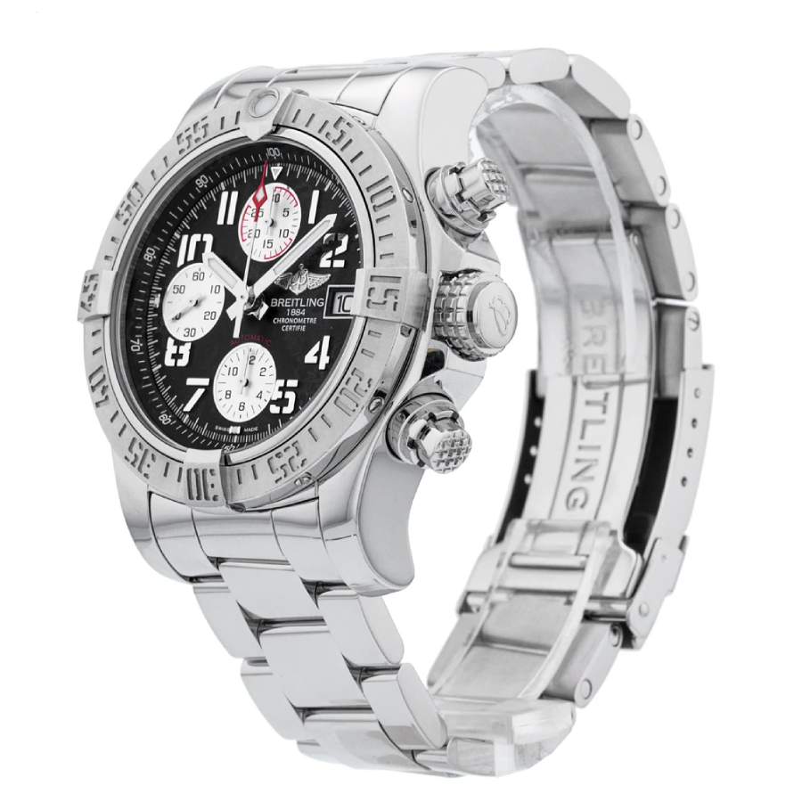 Breitling Super Avenger II A13370 “Black Dial” Premium Duplicate Edition - Image 2
