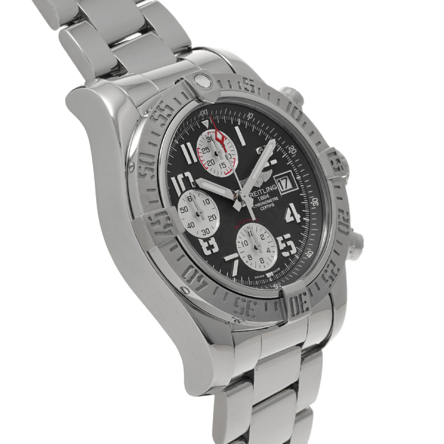 Breitling Super Avenger II A13370 “Black Dial” Premium Duplicate Edition - Image 3